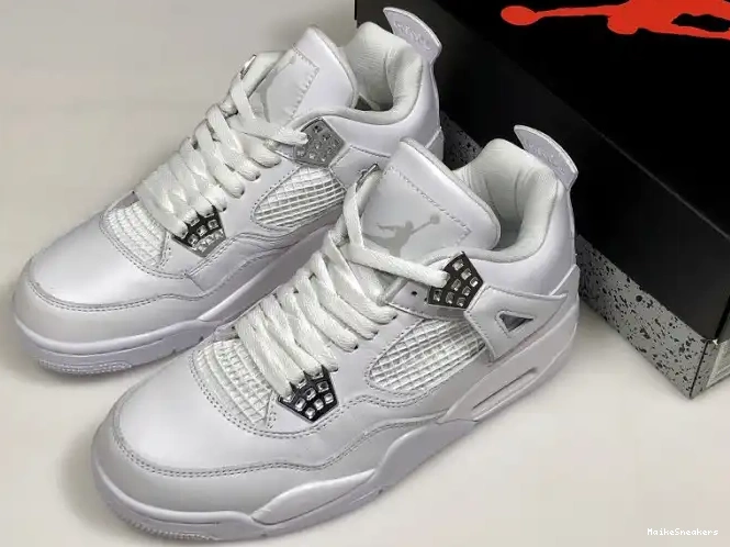 MaikeSneakers Retro Pure Jordan 4 Air Money 308497-100 0528